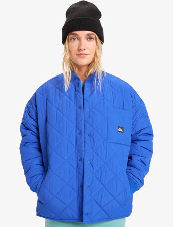 Quiksilver Shining Quilted Jacket - Blue - XS