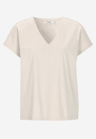 Cellbes of Sweden - Elastisk Premium jerseytop i lys beige til damer i størrelse 38/40