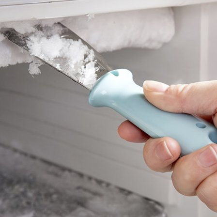 Avrimingsverktøy for kjøleskap, kraftig frostfjerner, ergonomisk håndtak, giftfri