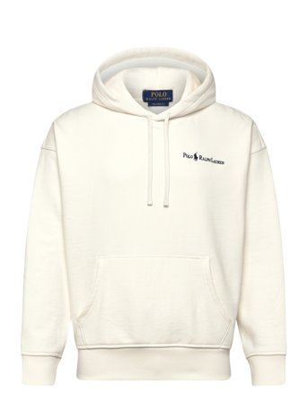 Polo Ralph Lauren Relaxed Fit Logo Fleece Hoodie - Cream - XL