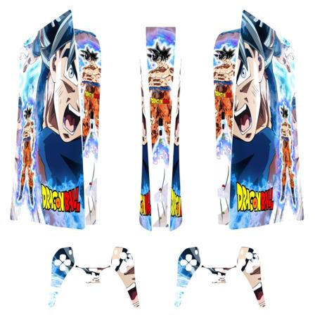 Klistremerke til hud - Kompatibel med PS5 - Deksel for å tilpasse konsollen - Fjernet vinylfilm - Matt satin HD-kvalitet (Digital, Dragon ball)