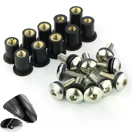 M5*16 10 stk. Vindskærm Deflektorer Bolte Sæt Vindskruer Sæt Til Suzuki TL1000R TL1000S DL650 V-Strom 650 DL1000 V-Strom 1000