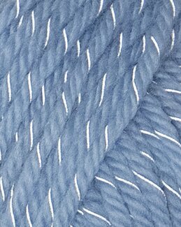 Garn Ulrika reflex Ljusblå - Svarta Fåret