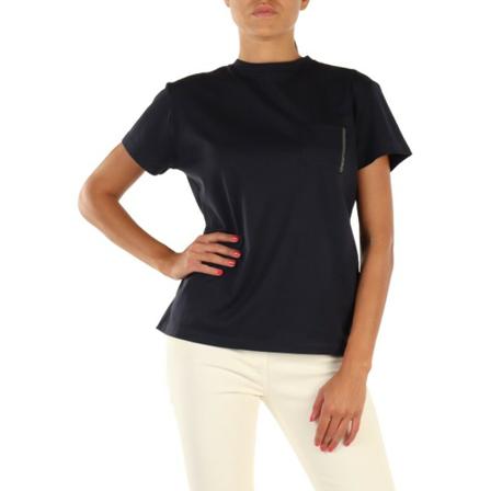 Fabiana Filippi, T-Shirts Niebieski, Kobieta, Rozmiar: XS