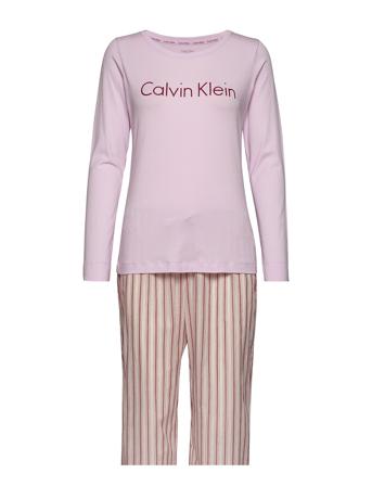 L/S Pant Set Pyjamas Rosa Calvin Klein