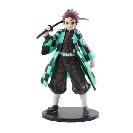 Demon Slayer PVC-figurer: Tanjirou, Zenitsu, Nezuko actionmodeller - perfekte julegaver![D]