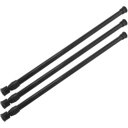 3 kappaletta sarjan jousiverhotankoja 16-28 tuumaa jännitystanko jousiverhotanko säädettävä verhotanko jatkettava verhotanko