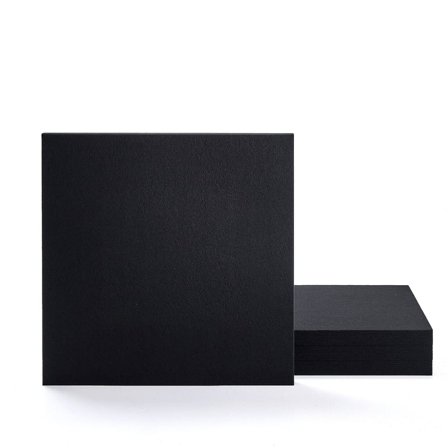 Acoustic panel PATTERN, 4-pack, 600x600x40 mm, black