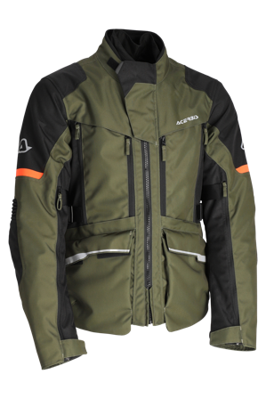 Kurtka Motocyklowa Acerbis X-Rover Zielony/Pomarańczowy L