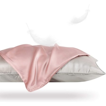 IC Issilke örngott med ögonmask, rosa, 51x75cm