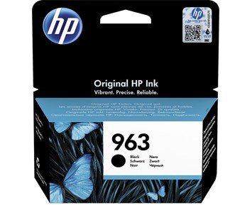 HP-963 Black-HP 963 Svart blekkpatron (3JA26AE)-Printing ink, toner & paper-Blekkpatroner