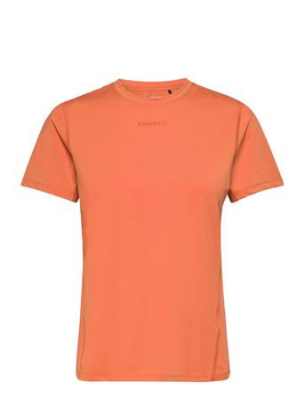 Adv Essence Ss Tee W T-shirts & Tops Short-sleeved Orange Craft