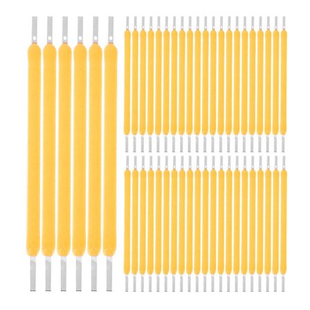 50 st LED-glödtrådar för byte, 2700K varmt ljus, lampdelar, LED-tillbehör