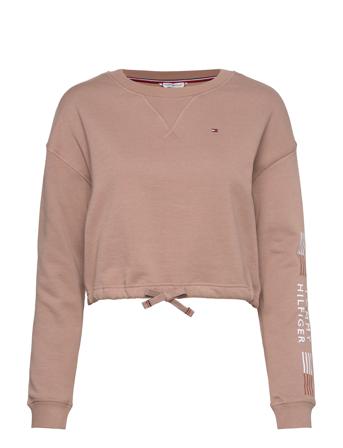 Hw Track Top Sweat-shirt Tröja Rosa Tommy Hilfiger