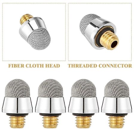 10 Stykker Erstatningstupp for Edurino Penn, Konduktiv Berøring Kapasitiv