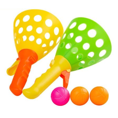 Kast og fang ball, rumpe fang ball, barn utendørs, nye utendørs sportsleker leker barn kast og fang ball sett