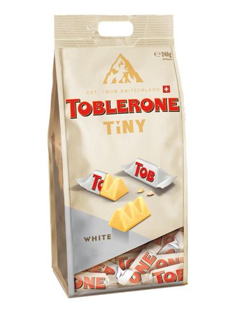 Toblerone Tiny white chocolate with honey and almond nougat 0.24kg