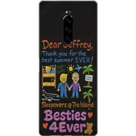 Kompatibelt Mobildeksel til Sony Xperia 1 Fargerik sommerillustrasjon med vennskapstema