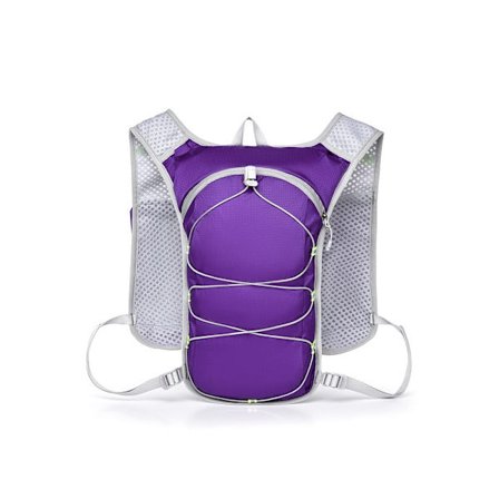 Løpe- og sykkelpakke, lett løpevestpakke for sti - Lilla
