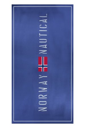Norway 1963 Telo Mare Unisex Blu