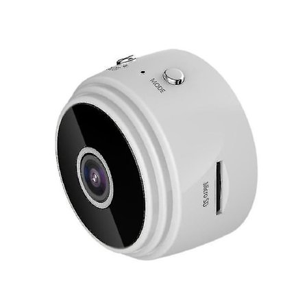 A9 Mini Wifi Kamera Full HD 1080P Mörkerseende Rörelsedetektering Vit YEMAESRE