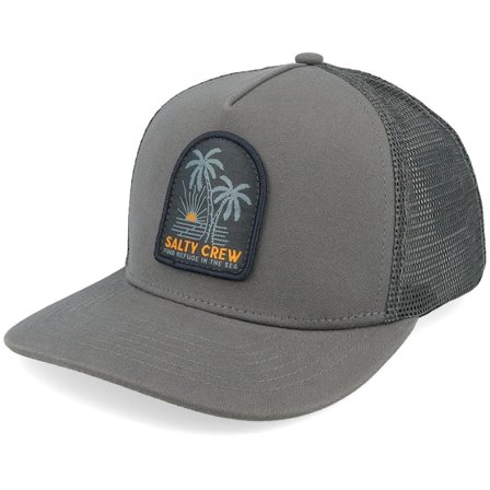 Salty Crew - Šedá trucker Kšiltovka - Kids Palmdale Retro Charcoal Trucker @ Hatstore