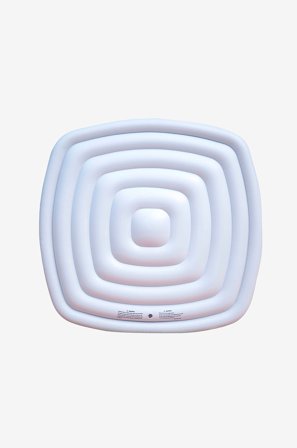 M-Spa - Oppusteligt isoleringslåg 6p firkantet (1200 l) - Hvid - Pool & spa - Fra Homeroom