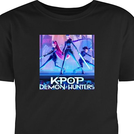 Barn T-shirt Trendiga KPop Demon Hunters docka figur