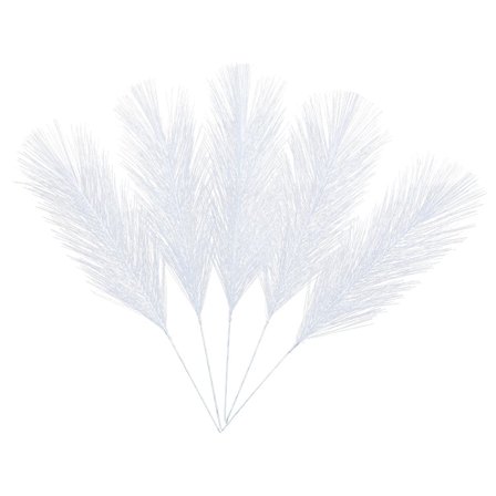 Påskfjädrar Vita 5-pack - Partyninja.se
