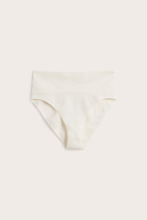 Kappahl | Ribbad braziliantrosa | Vit