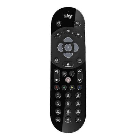 Sky Q-fjärrkontroll, kompatibel med Sky Q-röstsökningsfunktion