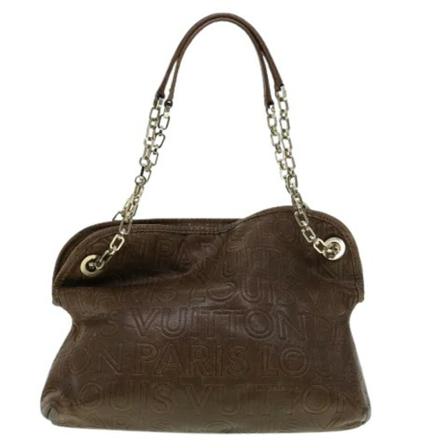 Louis Vuitton Vintage Pre-ownedLeatherlouis-vuitton-Tass , Bruin , Dames , Maat: ONE Size Vintage Tassen