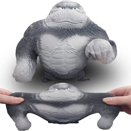 Strekk-ape leker, leker for barn og voksne, stressavlastning