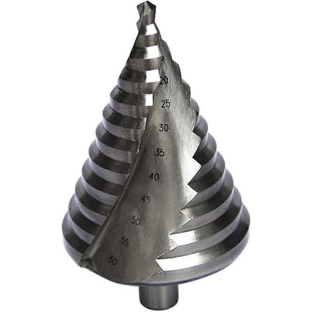 HSS Borr | Multi-håls skärning | Hålstorlek från 6mm-60mm Totalt 12 steg, Förstoring, Plåt, PCV, Träbearbetning ZeGoods