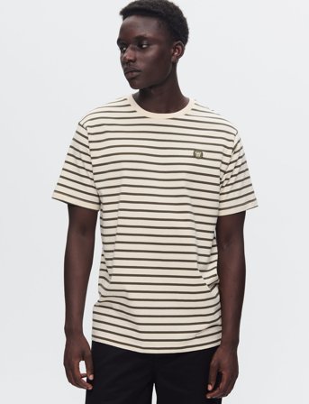 WOOD WOOD Wwace Stripe - Cream - L