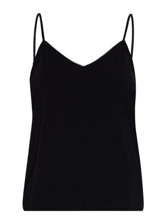 Melanie Slip Top T-shirts & Tops Sleeveless Musta Notes Du Nord