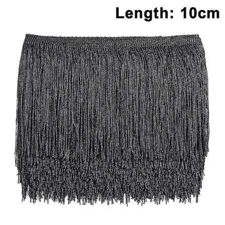 10m Sytråd med frynser - Frynsepynt 15cm/10cm Bredde for Skjørt Brudekjole Lampe Skjerm Dekorasjon