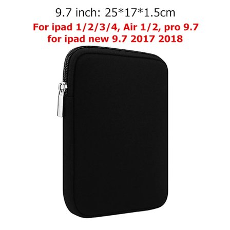 Universal Mjukt Tablet Fodral Ärm Väska för Kindle Fodral för iPad mini 1/2/3/4 Air 1/2 Pro 9.7 Skydd För Nya iPad 2017/2018