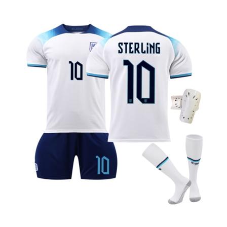 22-23 Englanti Etusivu #10 Sterling Football Shirt -puku Kids 22(120-130CM)