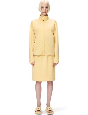 Rains Sintra Fleece Curve Jacket - Yellow - XL