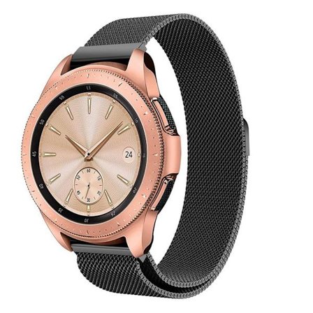 Samsung Galaxy Watch (42mm) milanese rustfrit Urrem - Sort