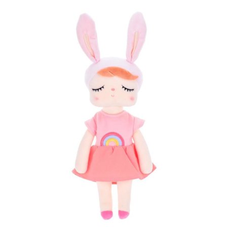 13" Sleeping Bunny Rabbit Girl Baby Stuffed Plush Dolls Toys For Kids