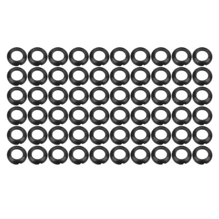 60 stk. fiskestang bygning silikone elastisk viklingskontrol kjole ring trim ring adapter 13MM