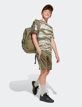 adidas Sportswear J Camo Short - Khaki green - 128