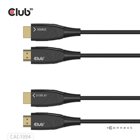 Club 3D HDMI Hybrid AOC Cable 8K60Hz/4K120Hz 100m