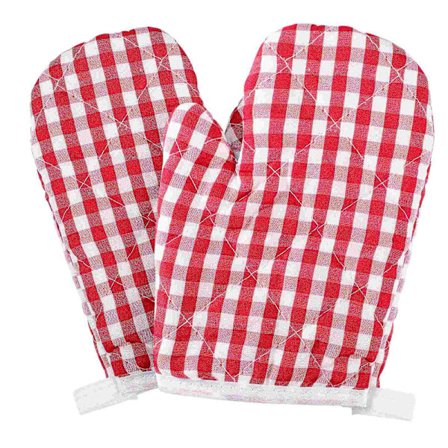Barbecue Gloves Kids Oven Mitts Baking Heat Resistant Heat-resistant Kitchen Miss