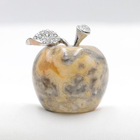 Epler Ornament Iøynefallende Kreativ Utsøkt Rhinestone Dekor Falsk Krystall Julaften Ornament Hjemmerekvisitter