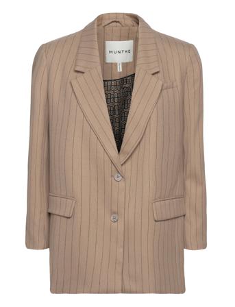Thinka Blazers Single Breasted Blazers Beige Munthe