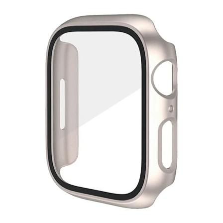 Hærdet glas til Apple Watch 9 8 7 41Mm 45Mm 42Mm 38Mm Pc Stødpude Skærmbeskytter Etui Iwat Serie 6 5 4 Se 44Mm 40Mm starlight Series 123 42MM