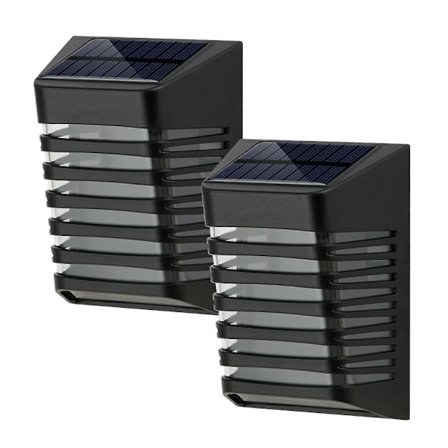 Solar Wall Lights Outdoor, 2 Modes Solar Led Waterproof Lighting For Deck, Fence, Patio, Front Door,yard And Driveway Path,warm White/color Chang